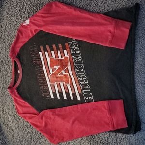 Youth Nebraska Cornhuskers L/S Shirt